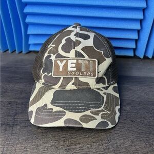 YETI Camo Pattern Mesh Cap
